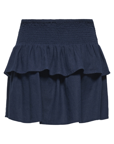 Only - ONLGoa Linen Nederdel - Navy Blazer